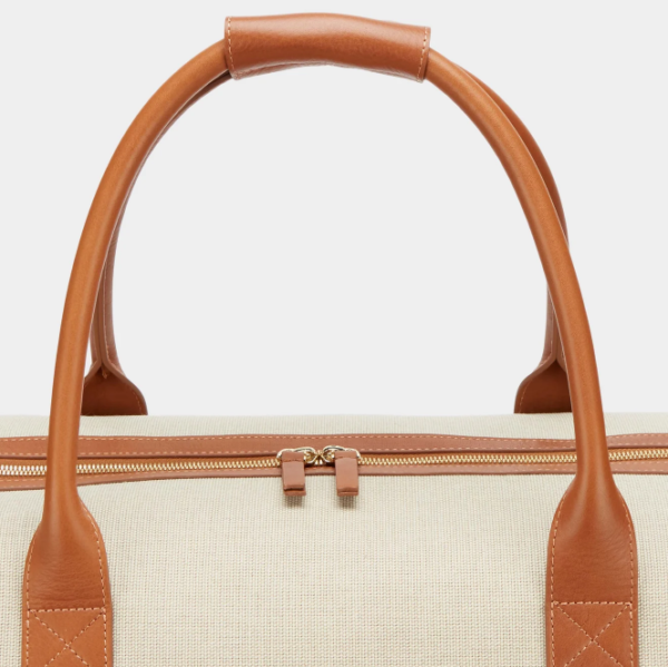 New Arrival New Design Women Linen Duffle Bags Large Canvas Gym Duffle Travel Bag - Bild 4