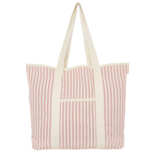 Stripe Oversize Shoulder Bags Personalized Beach Storage Seersucker Beach Bag