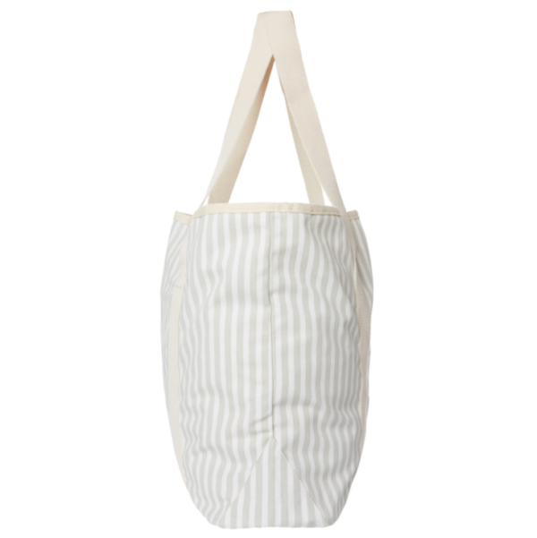 Stripe Oversize Shoulder Bags Personalized Beach Storage Seersucker Beach Bag - Image 5