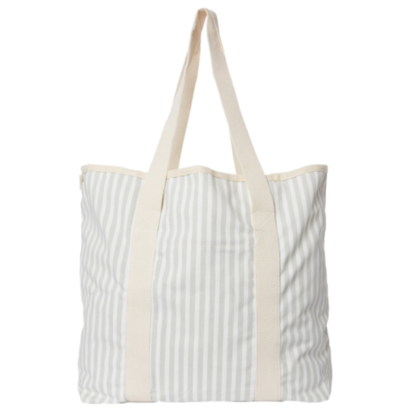 Stripe Oversize Shoulder Bags Personalized Beach Storage Seersucker Beach Bag - Image 6