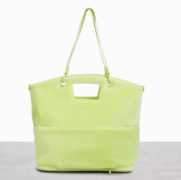 Summer New Arrival Women's Terry Beach Bag Customized Soft Fashion Terry Tote Bag - Image 2