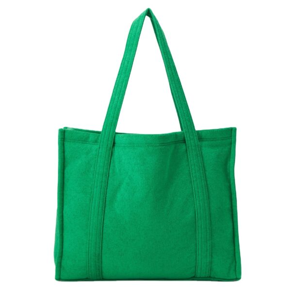 New Summer Terry Beach Bag Large Terry Women's Terry Cloth Beach Travel Toweling Tote Bag - Image 2