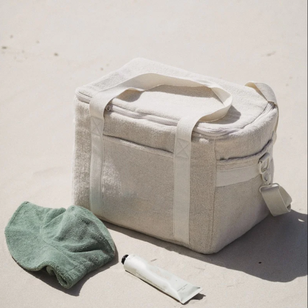New Arrival Terry Cloth Lunch Tote Bag for School Thermal Insulated Lunch Bag Outdoor Picnic Cooler Bag - 画像 4