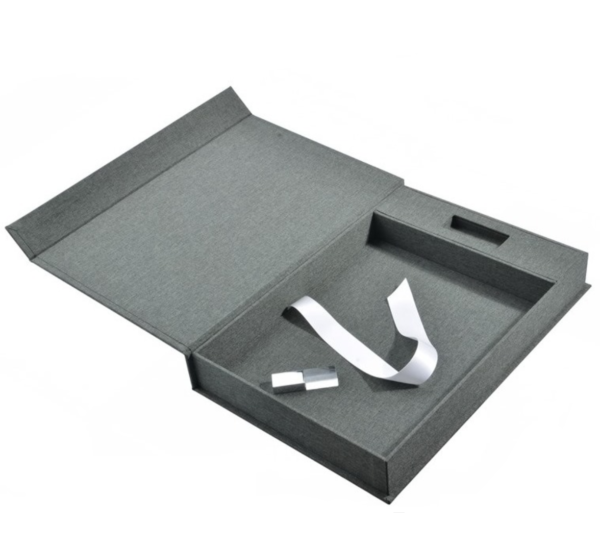 Wholesale Customization Photo Prints Storage Display Jewelry Packaging Gift Box Linen Paper Box Bag - 영상 3