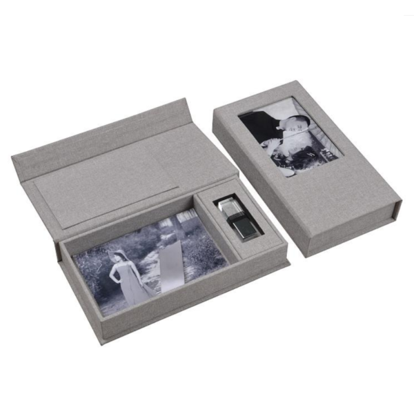 Wholesale Customization Photo Prints Storage Display Jewelry Packaging Gift Box Linen Paper Box Bag - 영상 5