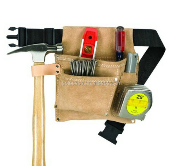 Special Purpose Tool Belt Pouch Organizer with Multiple Pockets Utility Waist Tool Bag for Hammer and Nails Tool Pouch Case