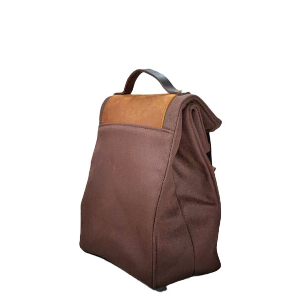 New Arrival Waxed Canvas Waterproof School Picnic Lunch Bag Insulated Cooler Bag - Bild 3