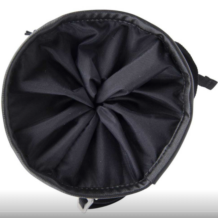 Polyester Large Chalk Bag Rock Climbing Bouldering Bucket Stand Bag for Lifting with Belt - Imagem 3