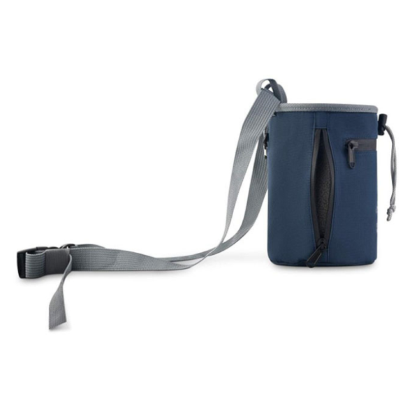 Polyester Large Chalk Bag Rock Climbing Bouldering Bucket Stand Bag for Lifting with Belt - 영상 6