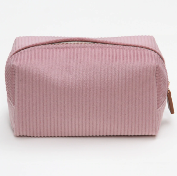 Lovely Blue Cord Cosmetic Bag Cube Cosmetic Bag with Spot Lining - Bild 4
