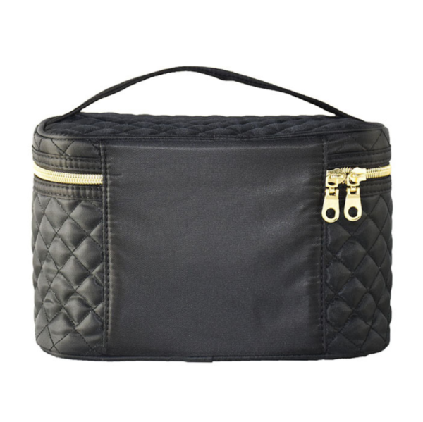 Quilted Nylon Travel Carry Case for Wigs with Interior Mirror - 영상 4
