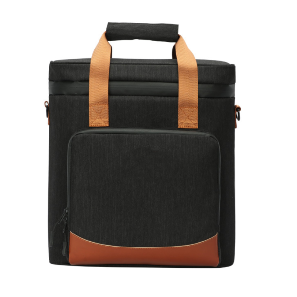 Stylish Waxed Canvas 6 Bottle Insulated Wine Cooler Tote - Image 5