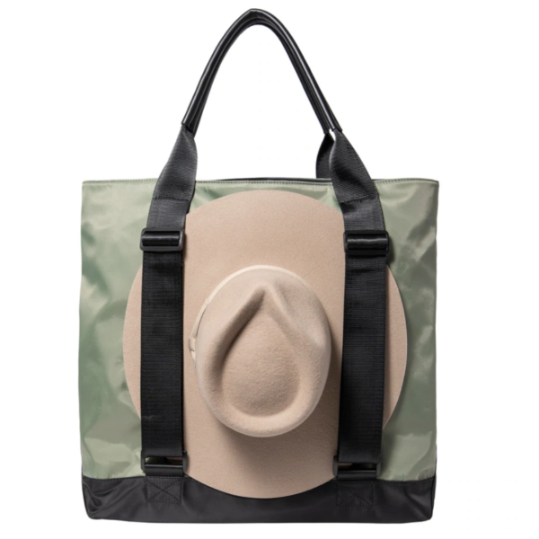 SOLELYN Tote Bag with Hat Holder Carry All Weekend Bag