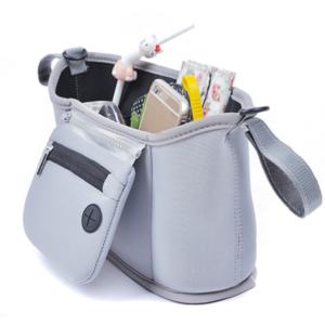 Neoprene Baby Stroller Organizer Bag with Cup Holders