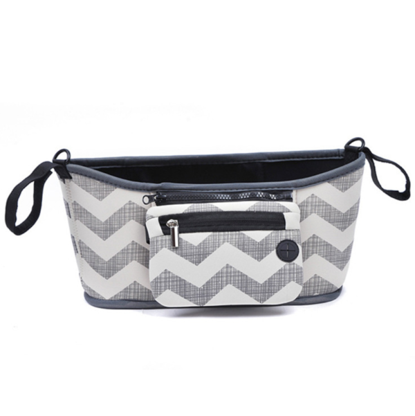 Neoprene Baby Stroller Organizer Bag with Cup Holders - Imagem 5