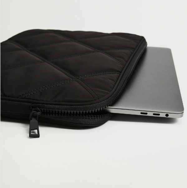 Padded Nylon Quilted Envelope Laptop Sleeve for MacBook Air 13 - Изображение 3