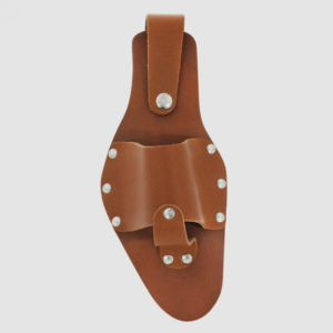 Vegan Brown Leather Cowboy Beer Holster Handmade