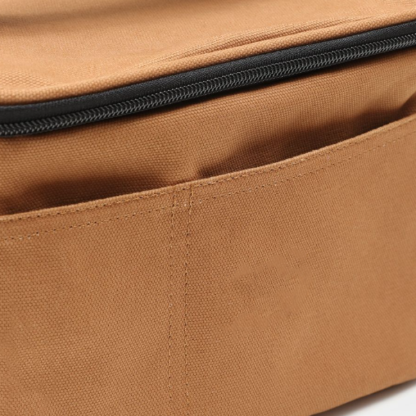 Customizable Portable Handheld Canvas Lunch Cooler Bag Insulation Features - Image 5