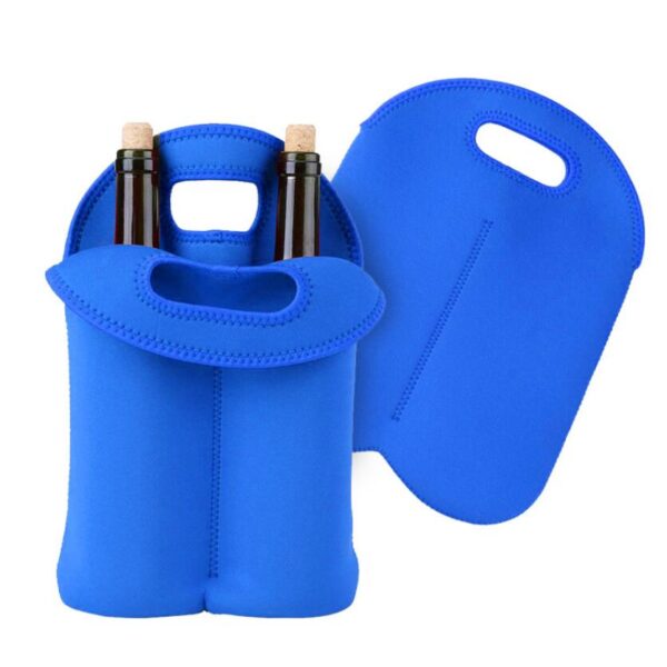 High Quality Flexible Neoprene Wine Cover Pouch Stain and Water Resistant Cooler Bags - 画像 2