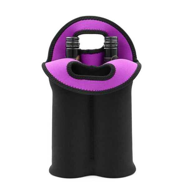 High Quality Flexible Neoprene Wine Cover Pouch Stain and Water Resistant Cooler Bags - 画像 4