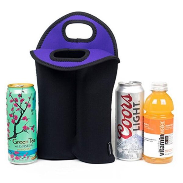High Quality Flexible Neoprene Wine Cover Pouch Stain and Water Resistant Cooler Bags - 画像 5