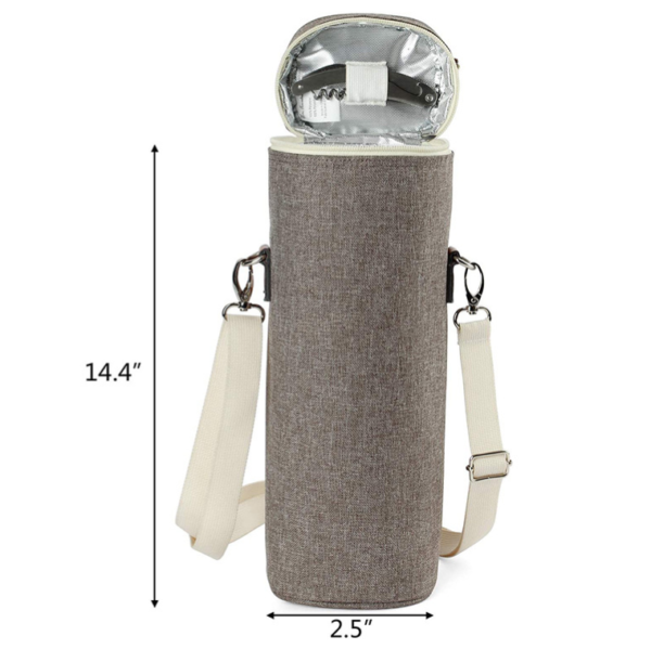 Durable 600D Single Wine Bottle Cooler Bag Extremely Versatile and Stylish - Bild 5