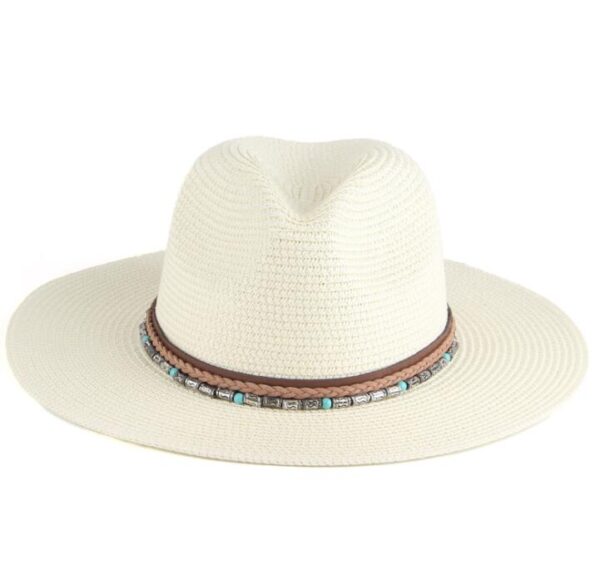 Eco-Friendly Large Carryall Tote Fashionable Hat-Set of 2 Premium Beach Bag Bundle - صورة 4