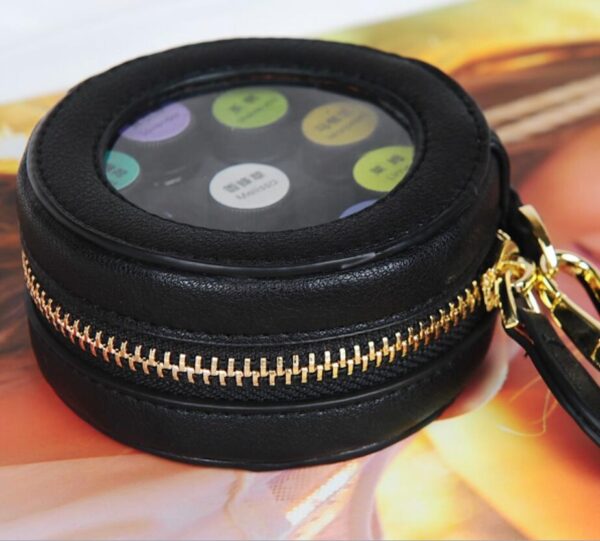 PU Carrying Case for Travel Essential Oil Perfume Bottles & Cosmetic Storage Pouch Bag - Bild 3