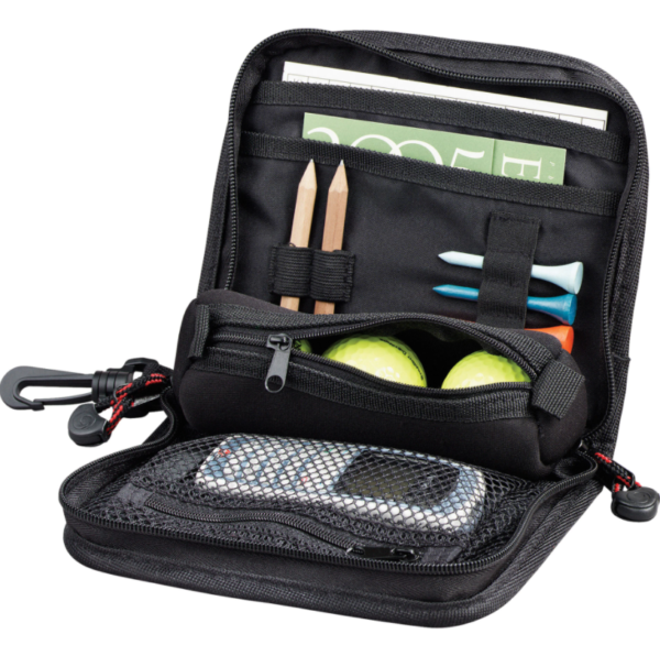 Special Purpose Golf Valuables Pouches with ID Window for Scorecards Standard Golf Bags & Cases