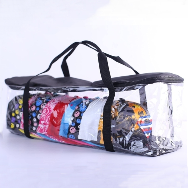 New Arrival Clear Hat Organizer Short Handle Polyester PVC Cap Storage Bag with Special Purpose - 画像 3