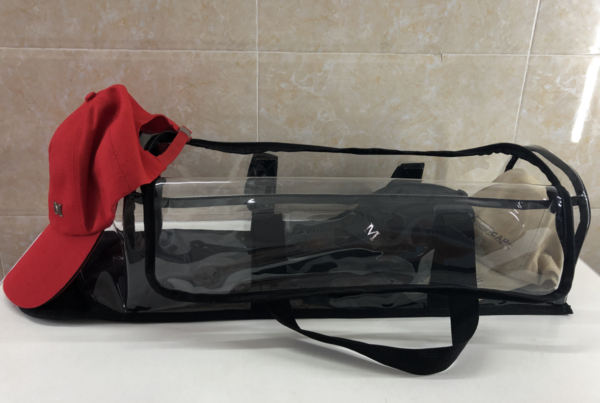 Customization Caps Carrier clear Cap Duffel Bag with Shoulder Strap - 영상 4