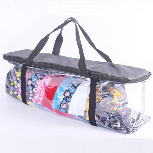 Customization Caps Carrier clear Cap Duffel Bag with Shoulder Strap - 영상 6