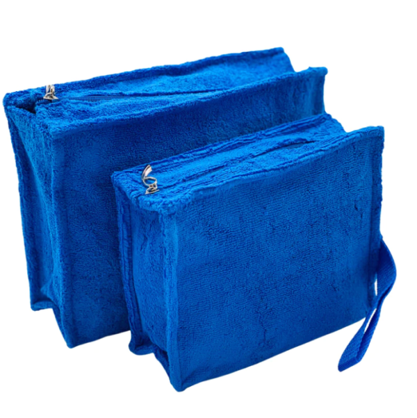 Women's Soft Terry Cloth Wristlet Clutch with Multi-Card Organizer Convenient Cell Phone Wallet - Image 2