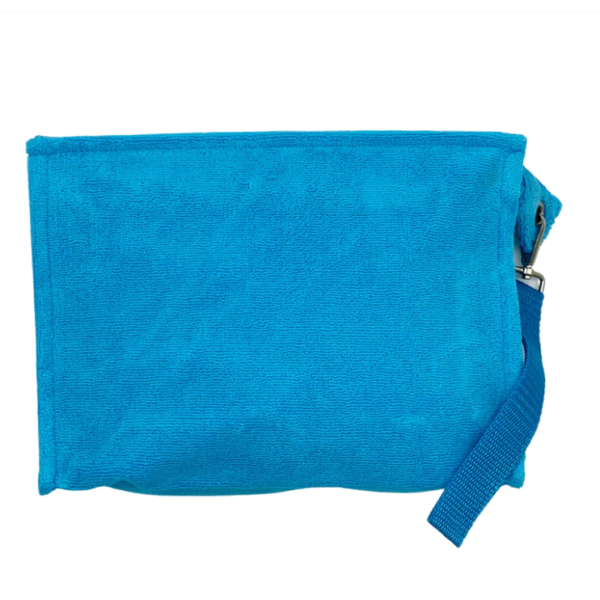 Women's Soft Terry Cloth Wristlet Clutch with Multi-Card Organizer Convenient Cell Phone Wallet - Image 3