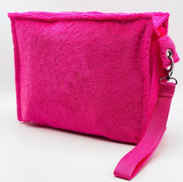 Women's Soft Terry Cloth Wristlet Clutch with Multi-Card Organizer Convenient Cell Phone Wallet - Image 4