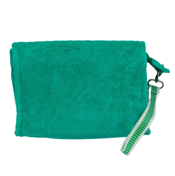 Women's Soft Terry Cloth Wristlet Clutch with Multi-Card Organizer Convenient Cell Phone Wallet - Image 5