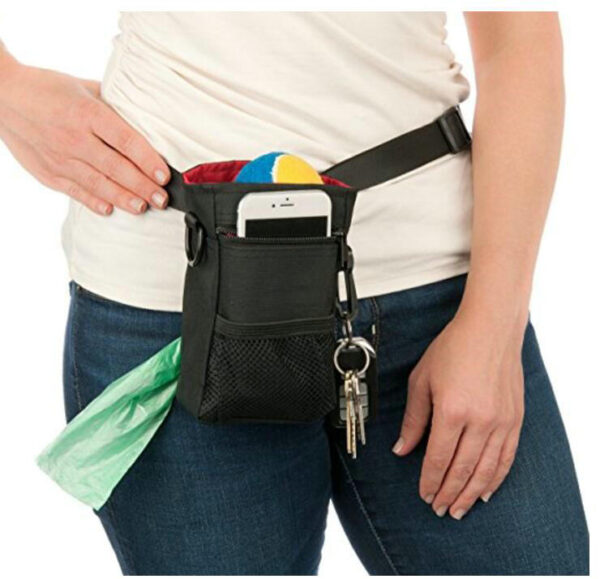 Hands-Free Dog Training Waist Belt Clip with Treat Pouch Special Purpose Bags & ケース - 画像 5