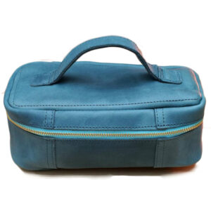 Custom Colors PU Leather Travel Makeup Bag Small Portable Cosmetic Case for Toiletries