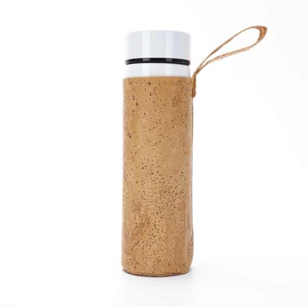 High Quality Leather Glass Protector Cup Holder Sleeve Cover Insulated Felt Bottle Cover - Image 2