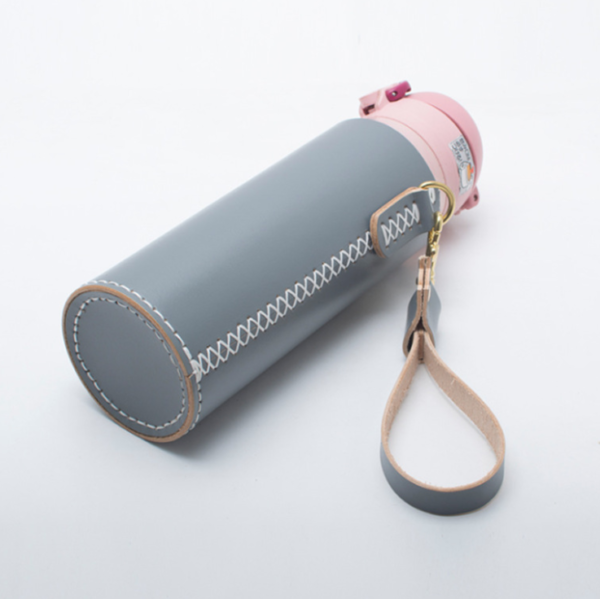 High Quality Leather Glass Protector Cup Holder Sleeve Cover Insulated Felt Bottle Cover - Image 6