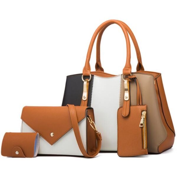 Handbags for Women Shoulder Bags Tote Satchel Hobo 3pcs Purse Set - 영상 5