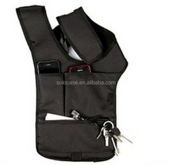 Tactical Anti-Theft Hidden Underarm Shoulder Bag Phone Holster Pouch - 画像 3