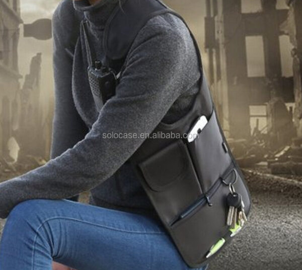 Tactical Anti-Theft Hidden Underarm Shoulder Bag Phone Holster Pouch - 画像 4