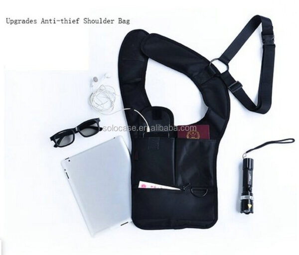 Tactical Anti-Theft Hidden Underarm Shoulder Bag Phone Holster Pouch - 画像 5