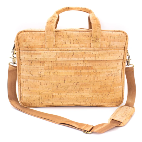100% Vegan Natural Cork Laptop Bag Briefcase for Men