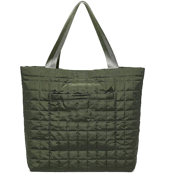 Large Boho Tote Shoulder Bag Summer Beach Cooler Bag-Woven Canvas and Jute Elegant Summer Style - Bild 3