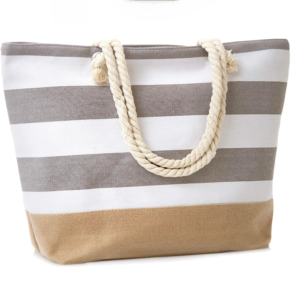 Water Resistant Canvas Tote Beach Cooler Bag Shoulder Tote Bag