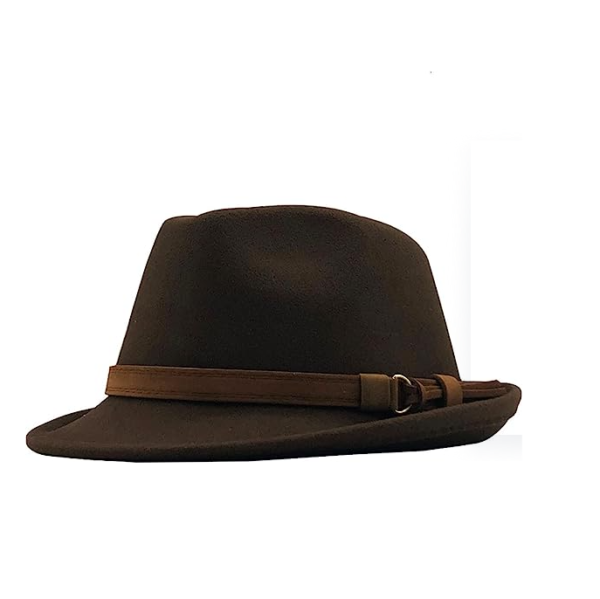Elegant Wool Fedora Hat for Women and Men for Winter and Autumn - Image 4