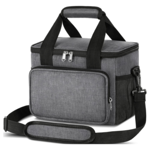 Cute Beige Insulated Cooler Bag for Women for Work or Picnics-Women's Lunch Bag