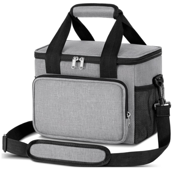 Cute Beige Insulated Cooler Bag for Women for Work or Picnics-Women's Lunch Bag - Bild 5